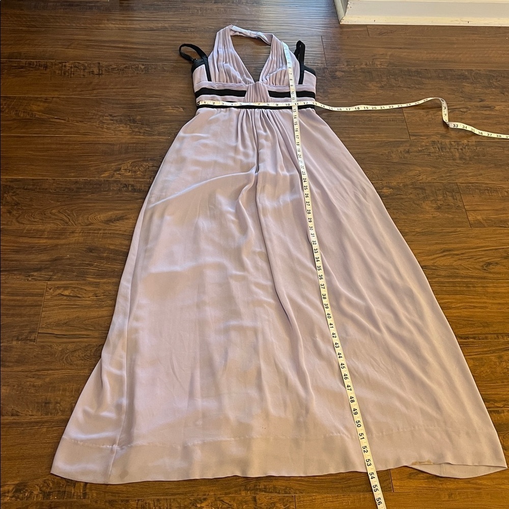 BCBGMaxAzria Elegant Lavender and Black Evening Gown - Picture 11 of 14